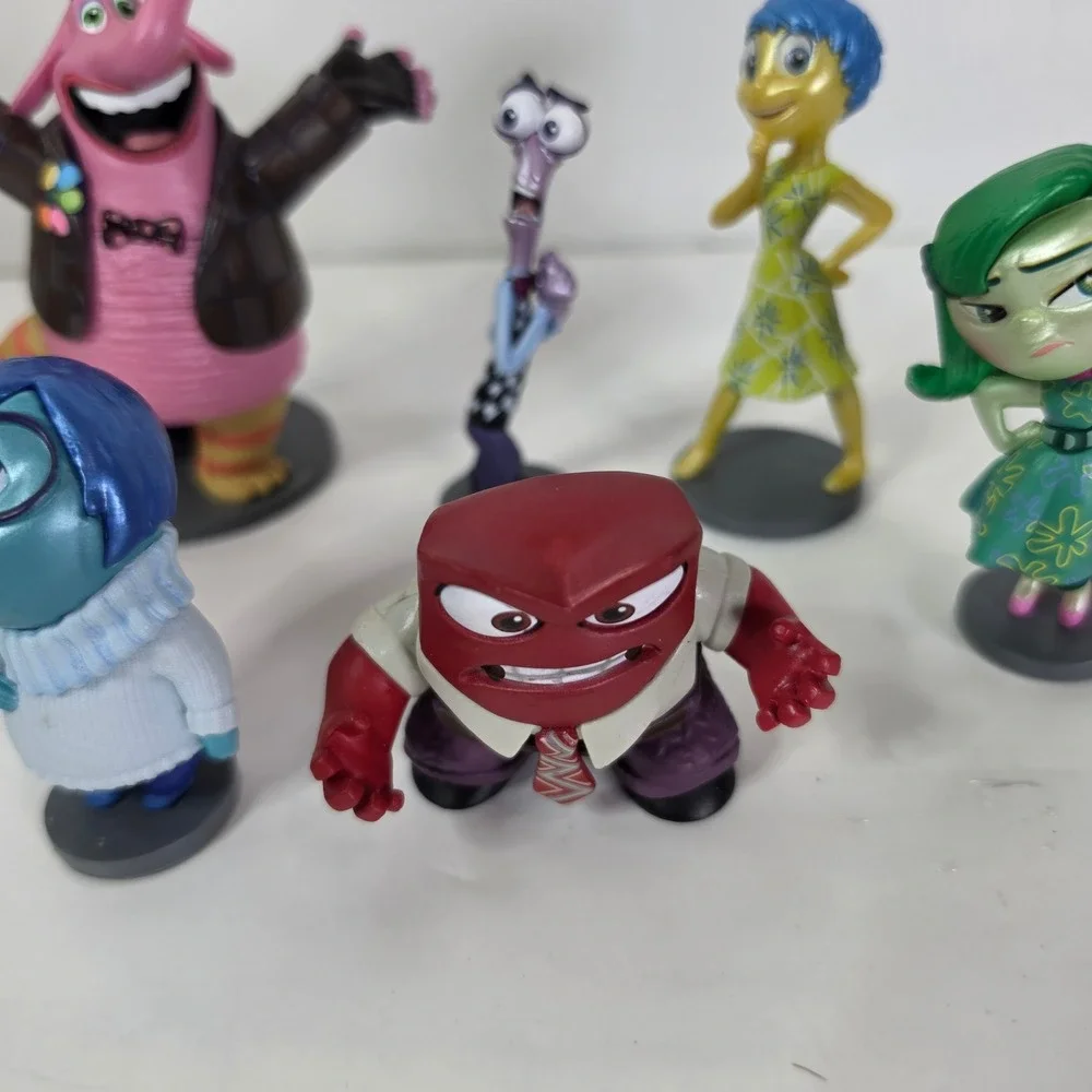 Disney Store Inside Out Figure Play Set 6 Pack Bing Bong Joy Sadness Anger Toy